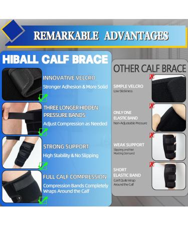 Adjustable Calf Brace for Men & Women | Compression Sleeve for Shin Splints Torn Muscles & Varicose Veins | International Shipping Available - Buy Online on GoSupps.com