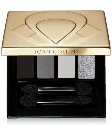 Joan Collins Timeless Beauty Eyeshadow Quad Misty Black and Silver 5 g