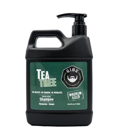 GIBS Grooming Tea Tree Shampoo  33.8 fl. oz. 33.8 Fl Oz (Pack of 1)