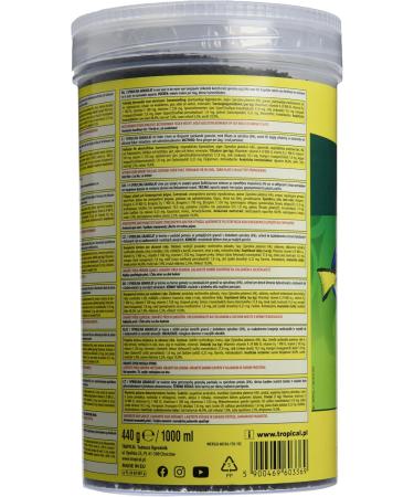 SPIRULINA GRANULAT 1000ml / 440g - Food with spirulina for freshwater and saltwater fish granules - Buy Online on GoSupps.com