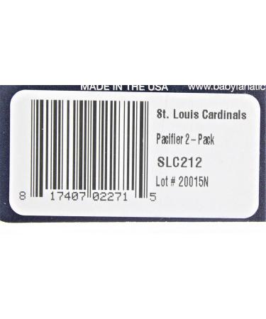 Baby Fanatic MLB St. Louis Cardinals Unisex Pacifier Set - 2 Pieces Team Colors One Size - Perfect for Little Fans - Buy Online on GoSupps.com