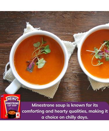 Heinz Cup Soup Minestrone Pack of 6 total 24 Sachets Wooden Spoon - Buy Online on GoSupps.com