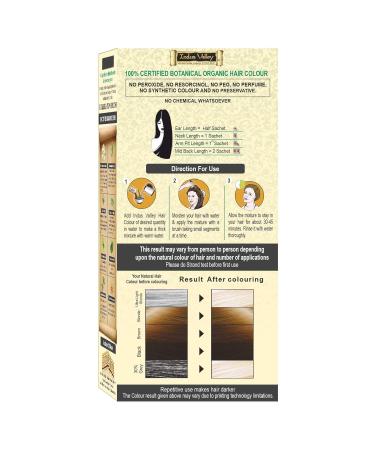 Indus Valley 100% Botanical Hair Color Set of 2 - Golden Wheat Blonde | Natural Vegan International Shipping - Buy Online on GoSupps.com