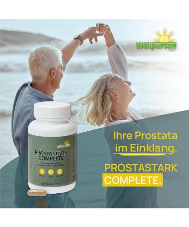 Buy Wellpursan Prostate Strong - 90 Vegan Capsules with Pumpkin Seed Saw Palmetto & Pomegranate - Rich in Lycopene Selenium & Zinc - Additive-Free - Buy Online on GoSupps.com