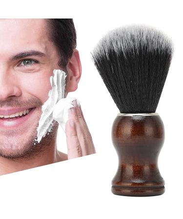 Mens Shaving Brush with Wooden Handle - Premium Barber Brush for Beard & Hair Grooming - Buy Online on GoSupps.com