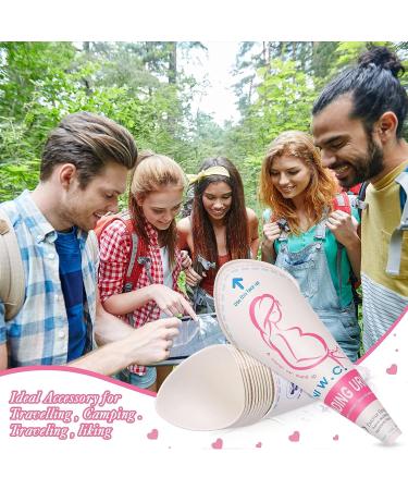 240 Pcs Disposable Female Urination Device - Portable Urinary Funnel for Women - Waterproof Paper Pee Cup for Camping, Travel, Pregnant Women & Wounded Individuals - Buy Online on GoSupps.com