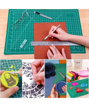 Anezus Self Healing Sewing Mat 12x18 Inch - Double Sided 5-Ply Craft Cutting Board | A3 18x12 Inches Rotary Cutting Mat for Sewing, Crafts, and Scrapbooking - Buy Online on GoSupps.com