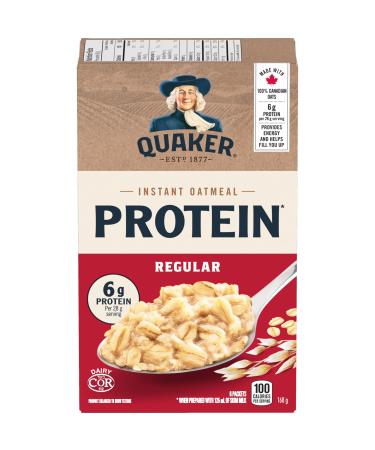 Quaker High Protein Regular Instant Oatmeal 6 Packets