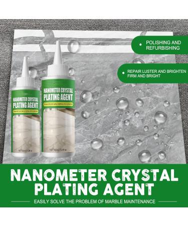 Marble Nano Crystal-Plating Agent Marble Cleaner Countertop Best Cleaner for Quartz Countertops Quartz Countertop Cleaner and Polish (160ML 2Pcs) 160ml 2Pcs - Buy Online on GoSupps.com