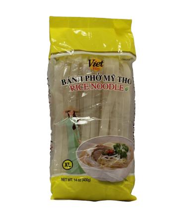 Viet Way Rice Noodle Sticks for Pho, 14oz (3 Packs) (XL) 14 Ounce (Pack of 3)