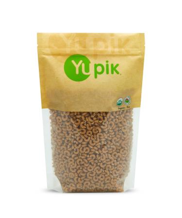Yupik Organic Whole Wheat Macaroni 1 kg Non-GMO Vegan Pasta Made from Whole Durum Semolina Salt-Free Oil-Free Source of Fiber Ideal for Hot or Cold Pasta Recipes 1 kg (Pack of 1)