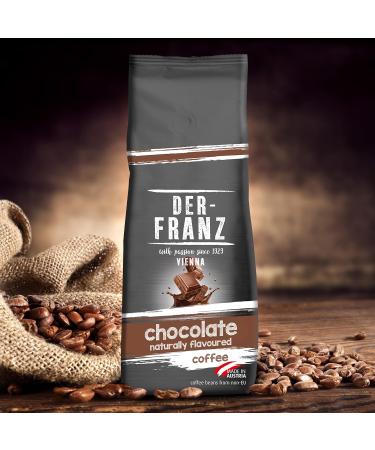 Der-Franz Chocolate Flavoured Coffee Grounds - 2 x 500g Packs - Buy Online on GoSupps.com