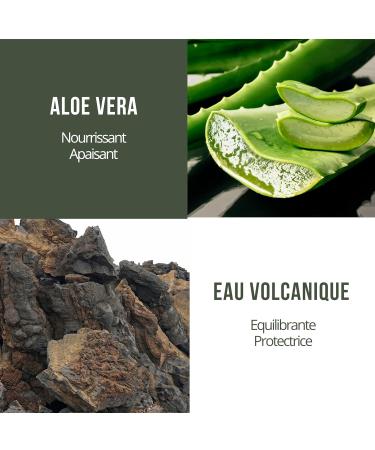 Aquaderma Organic Aloe Vera Moisturizing Body Lotion & Volcanic Water 500 ml - 99% Natural Origin & Made in France - Deep Moisturizes & Non-Sticky - All Skin Types - Buy Online on GoSupps.com