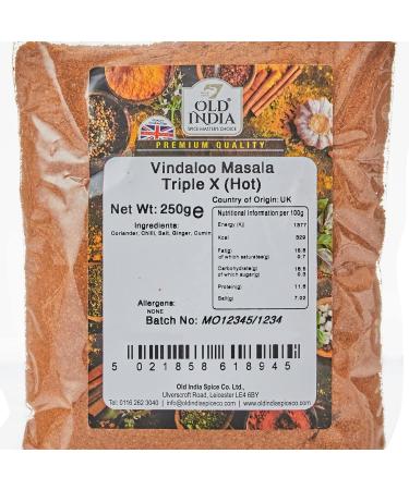 Old India Vindaloo Masala Triple X (Hot) 250g - Buy Online on GoSupps.com