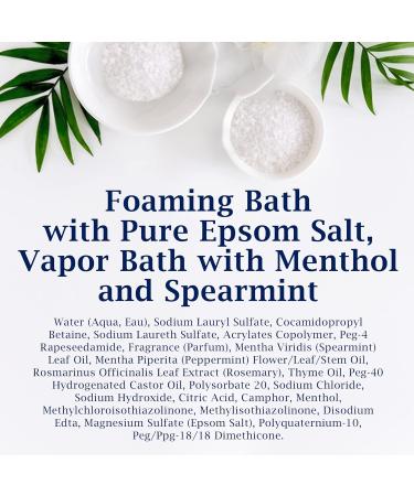 Dr Teal's Menthol & Camphor Foaming Bath with Epsom Salt 24 fl oz - Pack of 4 - Buy Online on GoSupps.com