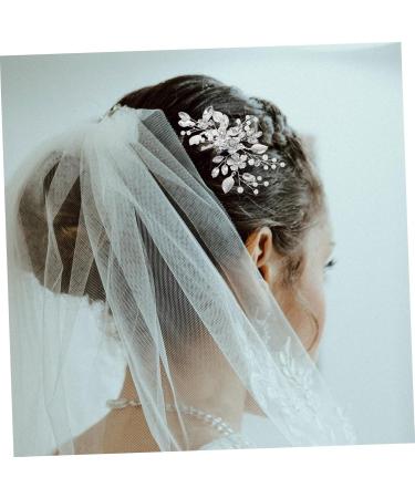 DOITOOL Bridal Hair Comb Clip Hair Accessories Tiara Hair Side Comb Rhinestone Hair Comb Flower Hair Comb Rhinestone Hair Decoration Bride Rhinestones Wedding Iron Sheets - Buy Online on GoSupps.com
