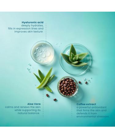 Pili Hyaluronic Serum | Concentrated Hyaluronic Acid Serum with Aloe Vera and Coffee extract | Best Anti- Aging Anti-Wrinkle formula for Face - Suero Concentrado de Acido Hialuronico| 1 oz - Buy Online on GoSupps.com