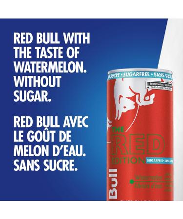 Red Bull Energy Drink Sugar Free 250 millilitre (Pack of 24) & Energy Drink Watermelon Sugarfree 250ml (24pk) - Buy Online on GoSupps.com