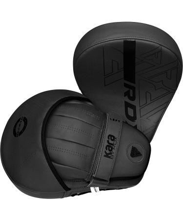 RDX Curved Focus Mitts - Maya Hide Leather | Adjustable Strap | Ventilated | MMA Muay Thai Kickboxing Coaching - Buy Online on GoSupps.com