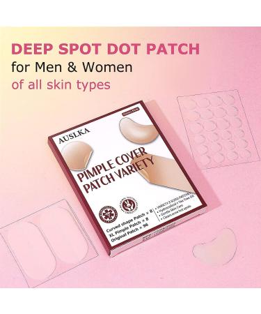 AUSLKA Hydrocolloid Patches (112 Count) - Hydrocolloid Spot Cover - Zit Stickers for Face and Skin Vegan-friendly and Not Tested on Animals 1 count (Pack of 112) - Buy Online on GoSupps.com