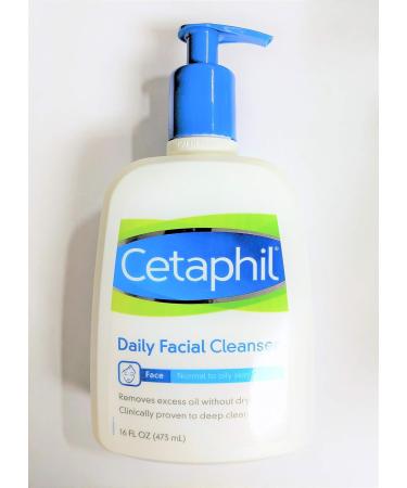 Cetaphil Daily Facial Cleanser 16 Oz - Pack of 6 | Gentle Skin Care for All Skin Types | International Shipping Available - Buy Online on GoSupps.com