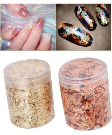 Manicure Gold Foil Plastic Storage Box 5g Sturdy Gold Foil for Acrylic Paint Nail Art Manicures Photo Frames - Buy Online on GoSupps.com
