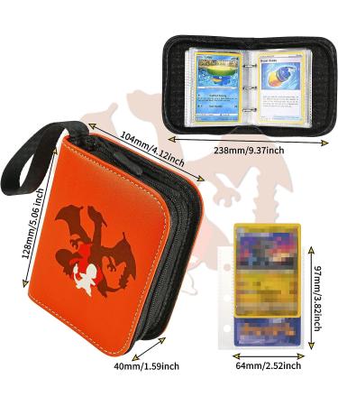 Pokemon TCG 2-Pocket Mini Binder - Hold 80 Cards with 40 Sleeves - Orange Album - Buy Online on GoSupps.com