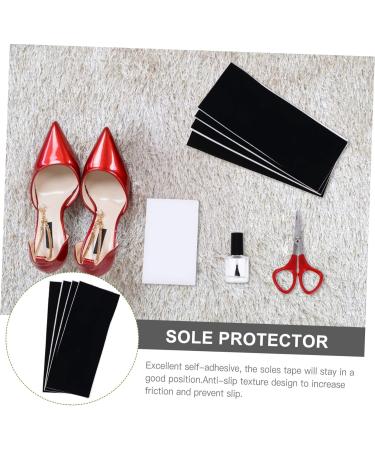 Mobestech 3 Sets Forefoot Anti-Slip Stickers | Nonslip Shoe Sole Pads for High Heels | Self-Adhesive Leopard Hair Net Design - Buy Online on GoSupps.com