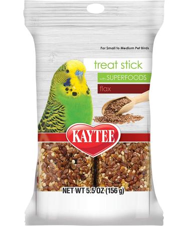 Kaytee Flax Avian Treat Stick with Superfood 5.5 Ounce - Nutritious Bird Snack - Buy Online on GoSupps.com