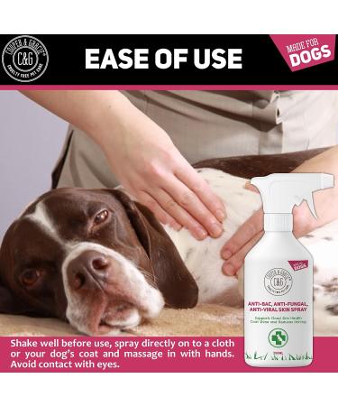 Cooper And Gracie Antibacterial Anti Fungal Itchy Dog Spray - Itch Sooth - Animal Skin Itch 250ML - Buy Online on GoSupps.com