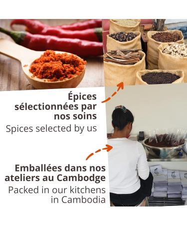 Khla - Organic Red Pepper Powder - Bag 250g - Intensity 5 out of 10 Scoville Scale - Natural Hot Dried Ground Pepper - Spicy - Buy Online on GoSupps.com