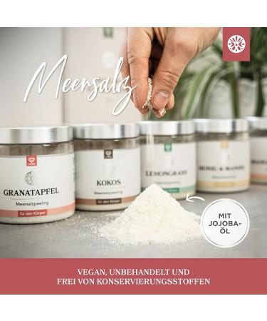 Lowell Body Peeling Set - 500g Hammam Scrub & Peeling Glove for Smooth Skin - Pomegranate Gray/Pink | International Shipping - Buy Online on GoSupps.com