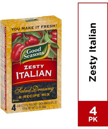 Good Seasons Zesty Italian Salad Dressing Mix - 0.6 oz Envelope - Buy Online on GoSupps.com