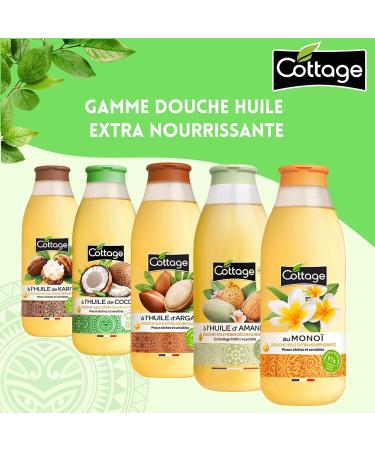 Cottage Shower extra care oil with coconut oil for dry and sensitive skin 560 ml Fragrancefree - Buy Online on GoSupps.com