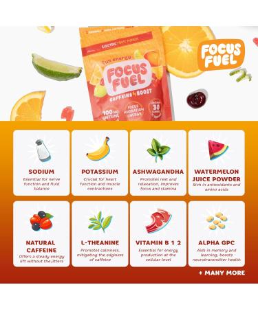 FocusFuel Energy Chews Variety Pack Green Apple & Fruit Punch (2-Pack 30 Servings Total) 100mg Natural Caffeine + Nootropics Clean Crisp Energy & Focus - Buy Online on GoSupps.com