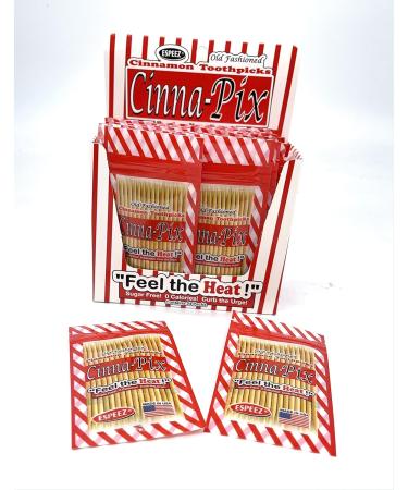 Espeez Cinna-Pix All Natural Cinnamon Toothpicks - PKM Candies (6 Packets) - Buy Online on GoSupps.com