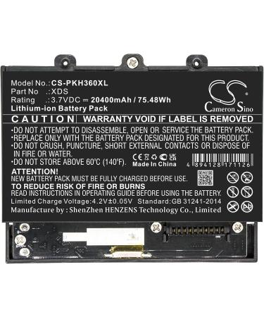 SPANN Battery Replacement for Peaktech 1360 | Compatible with P1340 P1341 P1355 P1360 P1362 P1363 P1370 P1375 | XDS 3.7V - International Shipping Available - Buy Online on GoSupps.com