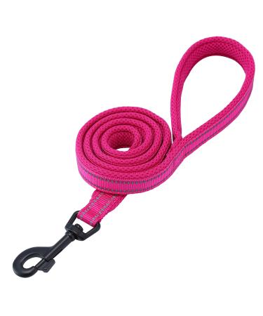 Dog Leash Pet Durable Leash Strap Padded for Puppy Pet Leash Rope 1.1 m (1 Pack) Pink