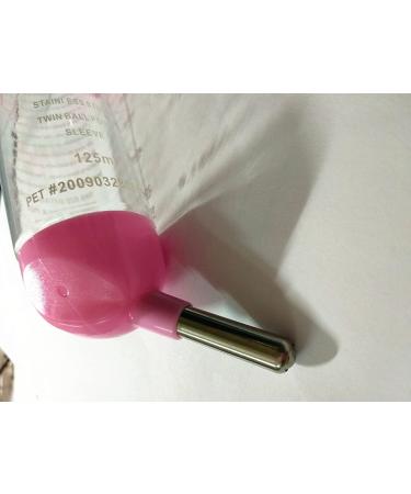 Hypeety 125ML Hamster Cage Water Bottle Feeder Bowl 1Pcs - Random Color | Ideal for Parrots, Mice, Rats, Gerbils - Buy Online on GoSupps.com