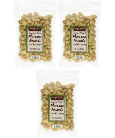 Trader Joe's Roasted & Salted Marcona Almonds with Rosemary 170g 3-Pack