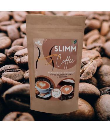 Slimm Coffee Instantan Arabica et Robusta 30 Sachets Individuels 75g avec L-Carnitine et Haricot Blanc - Buy Online on GoSupps.com