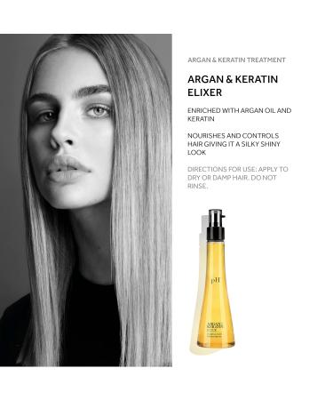 pH Labs Argan & Keratin Shampoo Hair Mask & Elixir Set | Hydrating Color Protection for Lustrous Hair - Buy Internationally - Buy Online on GoSupps.com