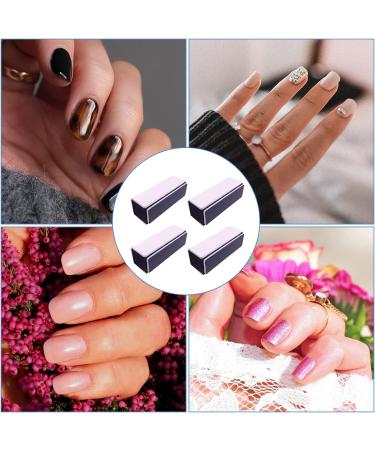 Nail Buffer Block (4 Pack) - All-in-One Nail Smoother & Polisher for Natural and Acrylic Nails - 120/600/3000 Grit Buffing Blocks - Buy Online on GoSupps.com