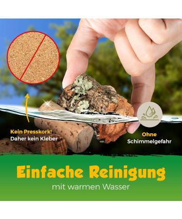 Natural Cork Nibble Chain for Birds | Bird Swing & Chew Toy - Thermally Disinfected - Buy Online on GoSupps.com
