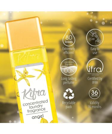 KIFRA ANGEL Concentrated Laundry Fragrance 200ml - Long-lasting Scent for 80 Washes - Buy Online on GoSupps.com