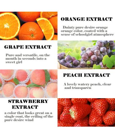 4 Colors Fruit Pearlescent Plumping Lip Oil Kit - Nourishing Lip Gloss Balm for Hydrated Lips with Pearl Shine - Long Lasting Lip Care Set - Buy Online on GoSupps.com