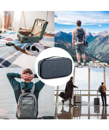Insulin Cooler Travel Case with Ice Packs - Portable Diabetic Medication Bag in Gray - Buy Online on GoSupps.com