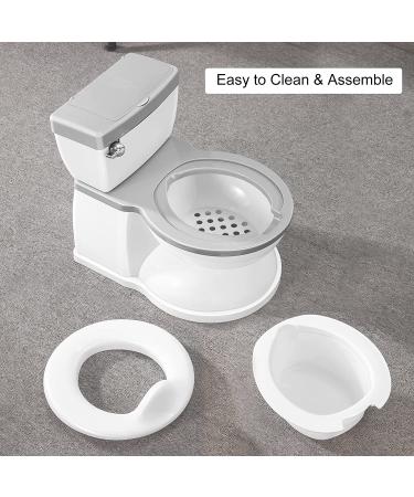 SYCYH Baby Real Potty Training Toilet with Flush Button & Sound - for Toddlers & Kids - Buy Online on GoSupps.com
