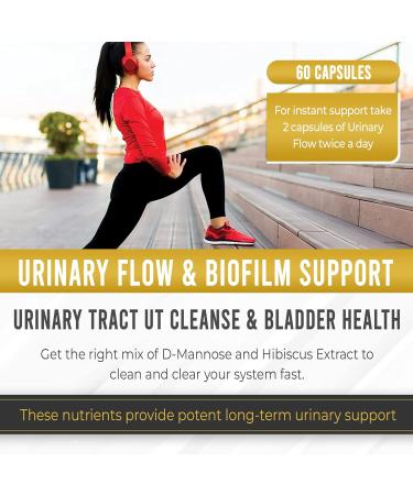 D-Mannose Capsules with Cranberry - UTI & Bladder Control Support for Women & Men - 60 Capsules - Buy Online on GoSupps.com