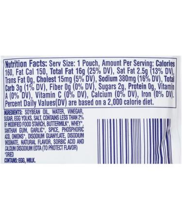 Kraft Ranch Salad Dressing Packets - 1.5 oz Single Serve, 60 Pack - Convenient for On-The-Go - Buy Online on GoSupps.com